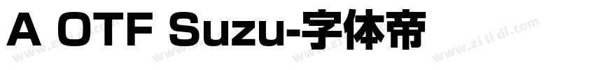 A OTF Suzu字体转换